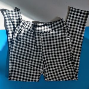 SHEIN Gingham Pants with Pockets